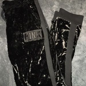Velvet joggers